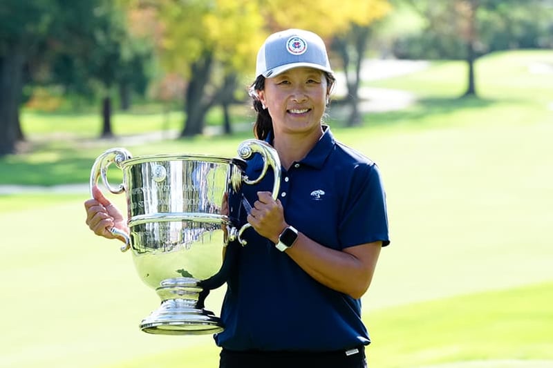 Zhong's Song: NCGA member Xiaolong Zhong Wins U.S. Senior Women's Amateur