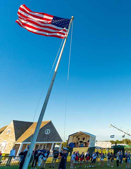 flag flying 